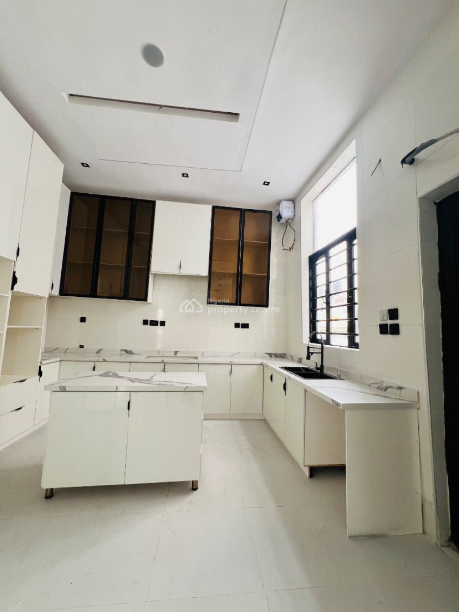 Contemporary 4 Bedroom Detached Duplex with a Bq in a Secured Estate, Sangotedo, Just After Lagos Business School, Sangotedo, Ajah, Lagos, Detached Duplex for Sale
