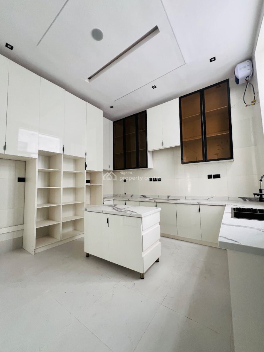 Contemporary 4 Bedroom Detached Duplex with a Bq in a Secured Estate, Sangotedo, Just After Lagos Business School, Sangotedo, Ajah, Lagos, Detached Duplex for Sale