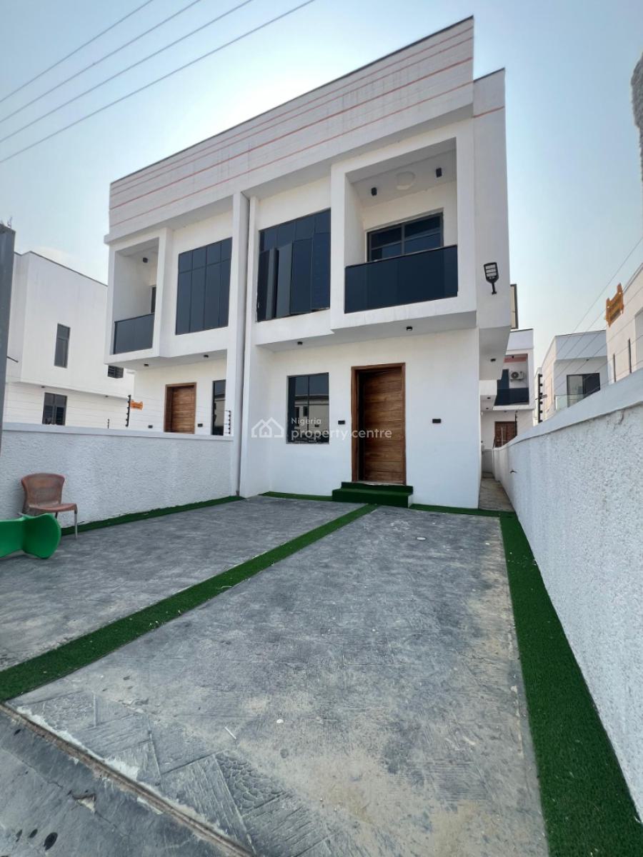 Spacious 4 Bedroom Semi Detached Duplex with Bq, Ikota, Lekki, Lagos, Detached Duplex for Sale