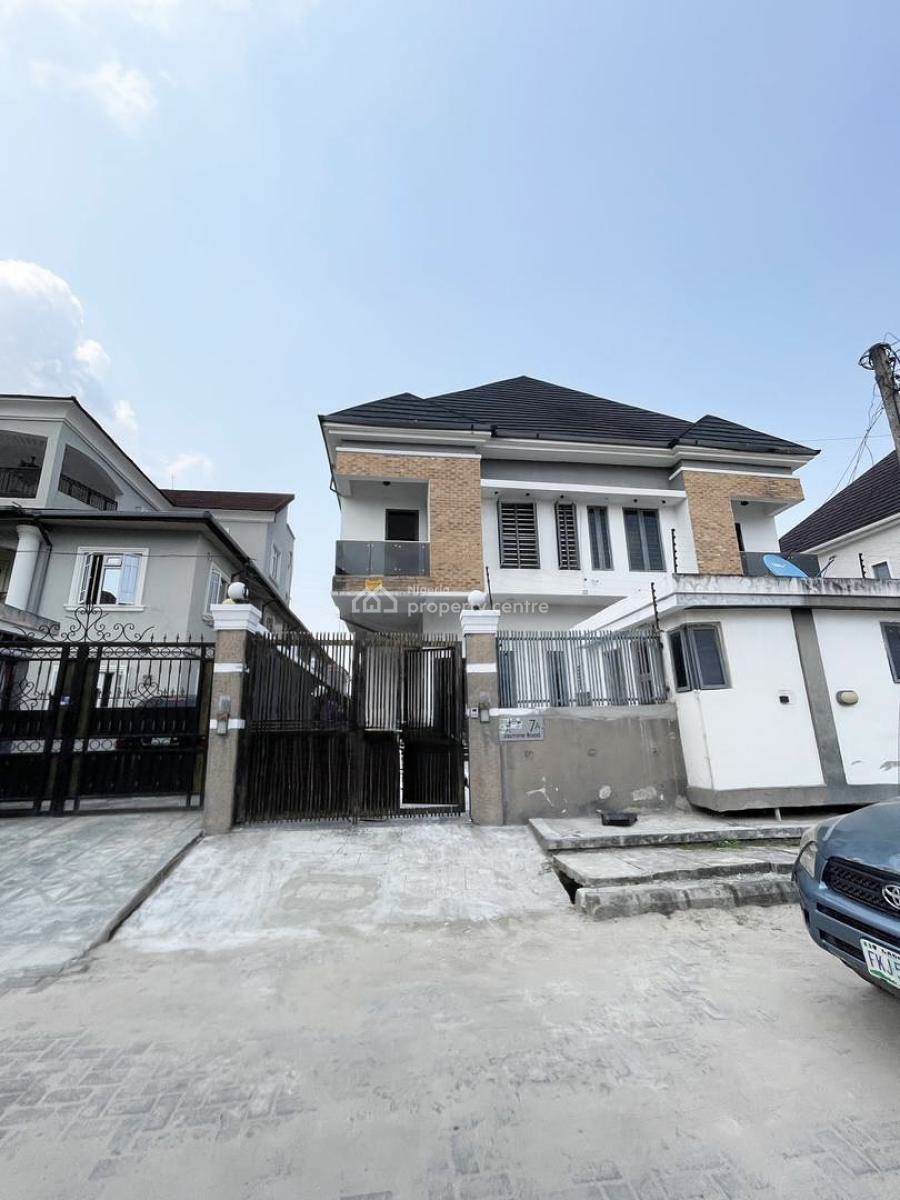 Spacious 4 Bedroom Semi Detached Duplex with Bq, 4 Bedroom Duplex for Rent, Ikota, Lekki, Lagos, Semi-detached Duplex for Rent