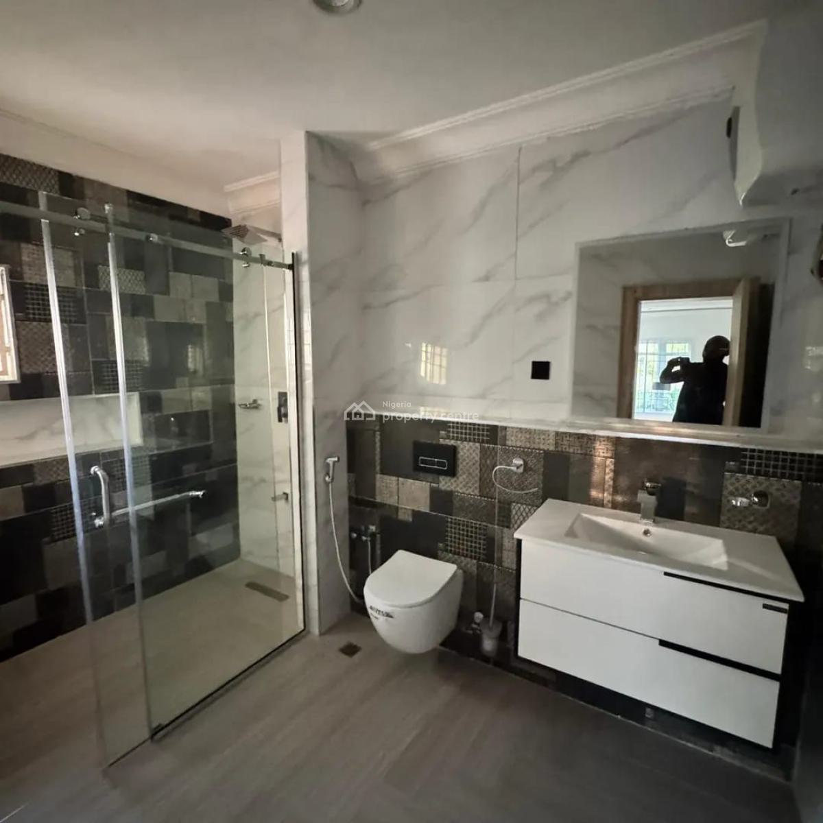 Contemporary 6 Bedroom Fully Detached Duplex with 2 Rooms Bq, Serene, Kukwaba, Abuja, Detached Duplex for Sale