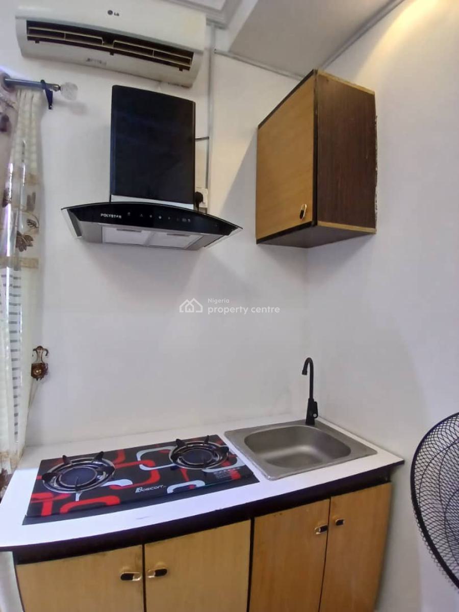 Luxury Fully Furnished Room and Parlor with Swimming Pool, Osapa London, Osapa, Lekki, Lagos, Mini Flat (room and Parlour) for Rent