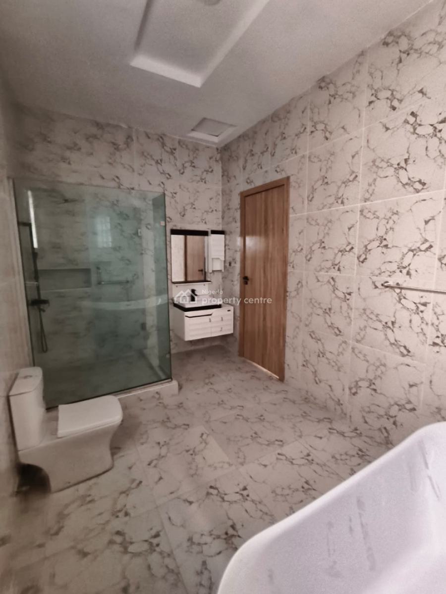 Fully Detached 4 Bedroom with Bq in a Fully Serviced Estate, Lekki County, Ikota, Lekki, Lagos, Detached Duplex for Rent