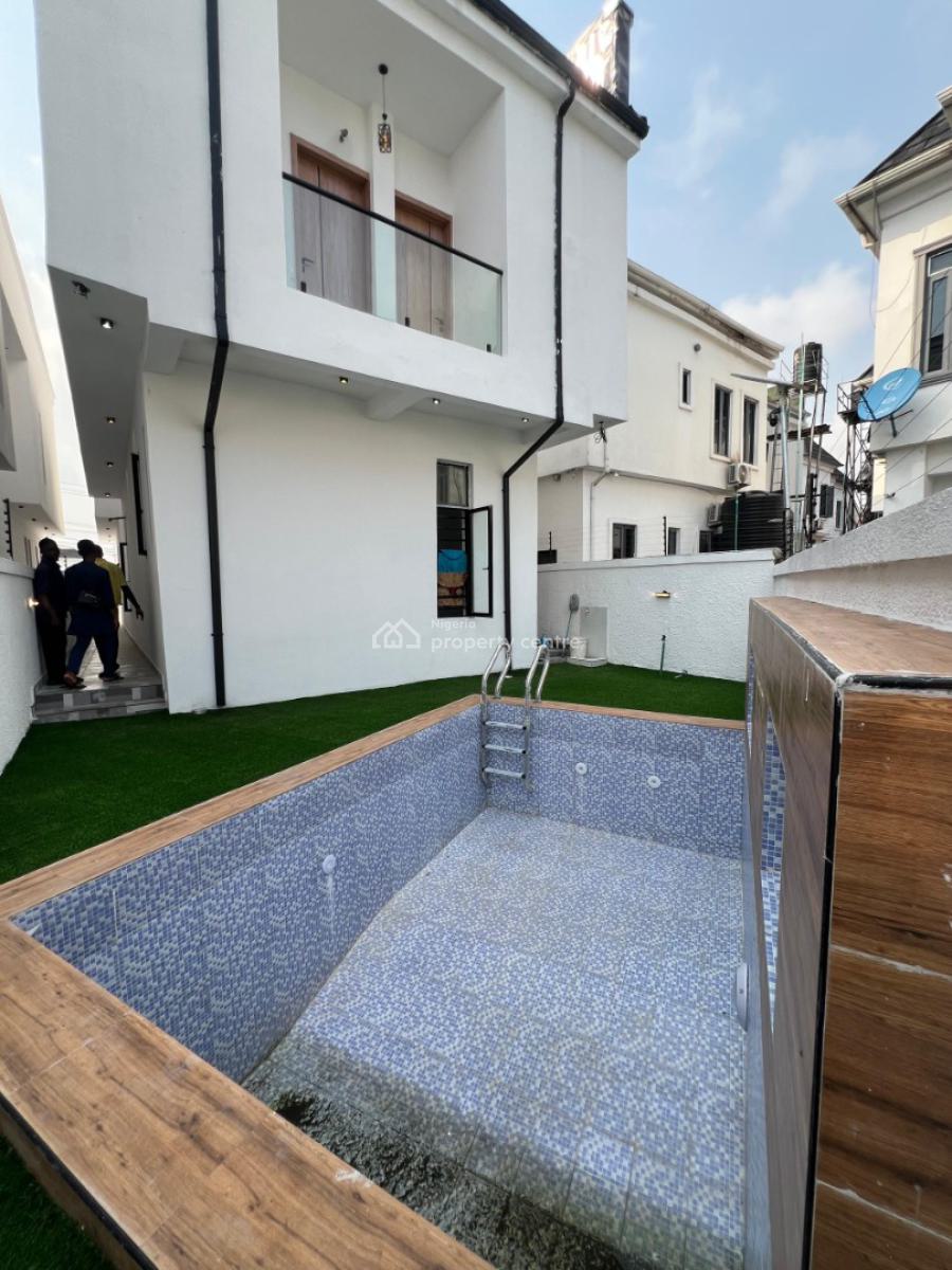 Luxury 5 Bedroom Detached Duplex with Pool, By 2nd Tollgate, Lekki, Lagos, Detached Duplex for Sale