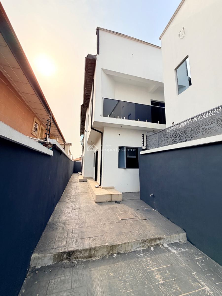 Newly Built 4 Bedroom Semi Detached Duplex with a Room Bq, Gbagada, Lagos, Semi-detached Duplex for Sale