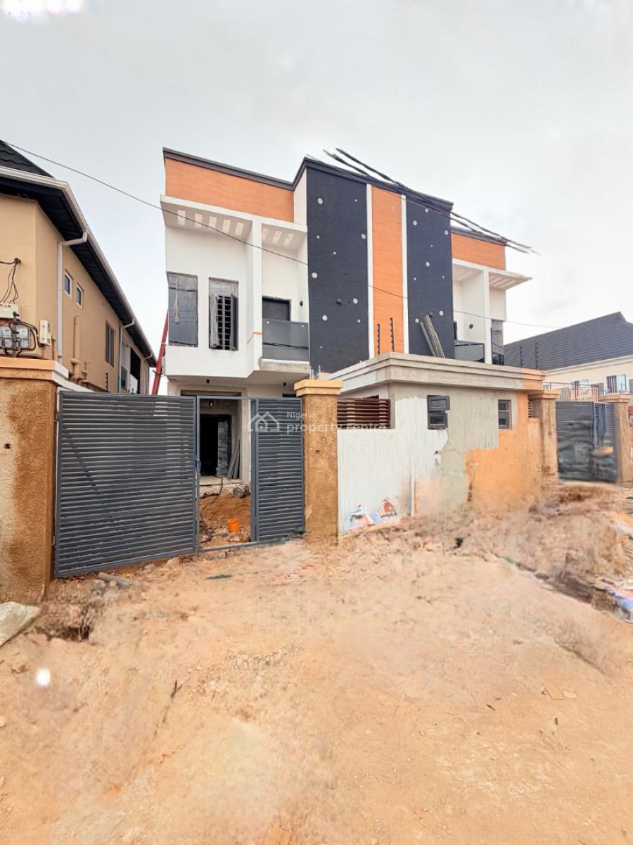 Newly Built 4 Bedroom Semi Detached Duplex with a Room Bq, Surulere, Lagos, Semi-detached Duplex for Sale