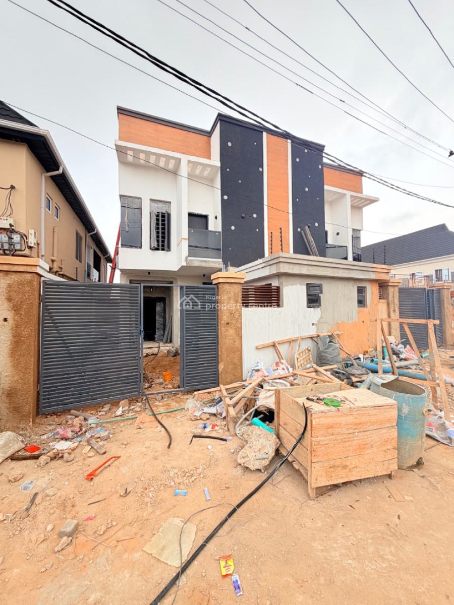 Newly Built 4 Bedroom Semi Detached Duplex with a Room Bq, Surulere, Lagos, Semi-detached Duplex for Sale