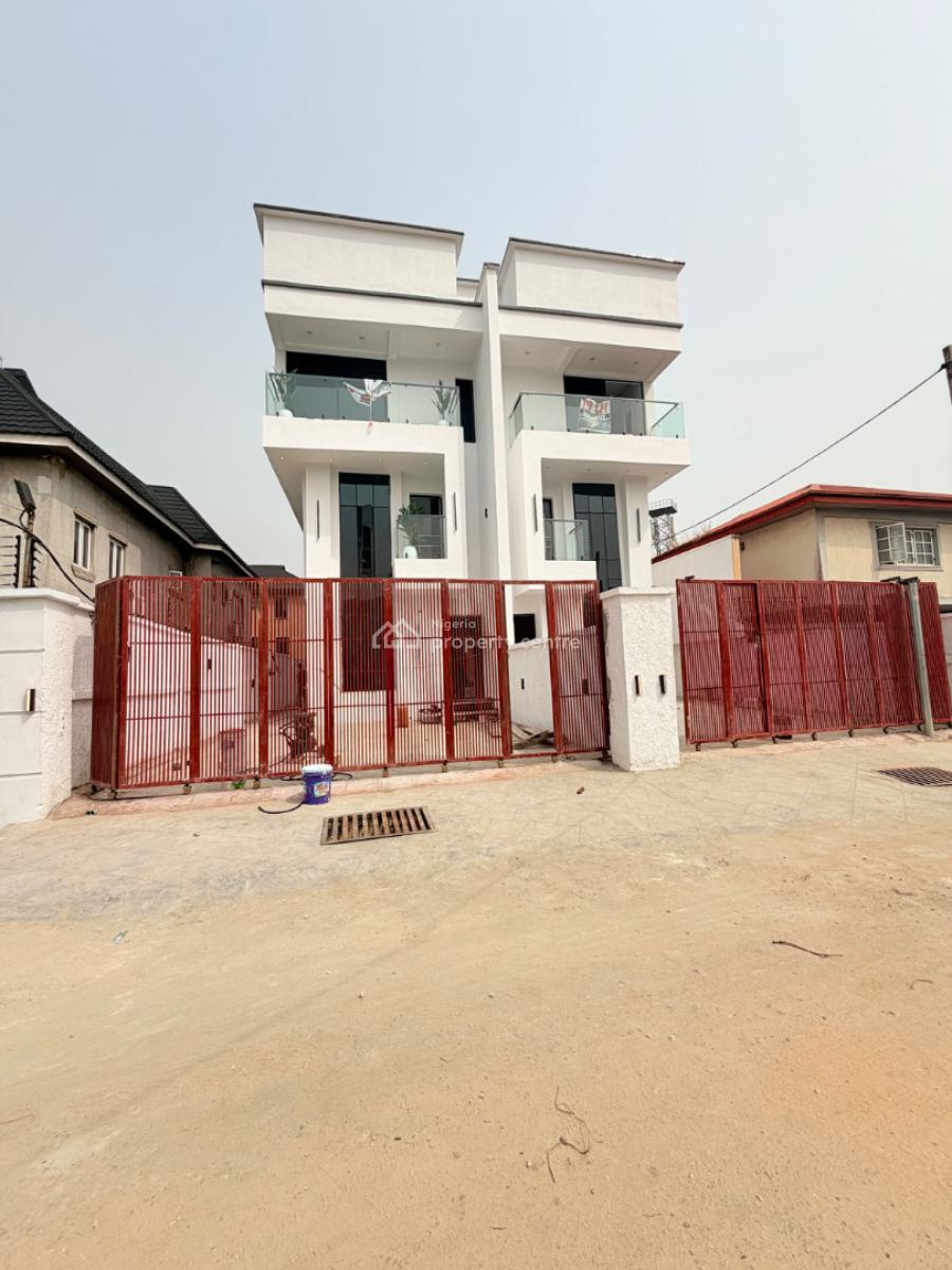 Luxuriously Built 5 Bedroom Semi Detached Duplex with a Room Bq, Adeniyi Jones, Ikeja, Lagos, Semi-detached Duplex for Sale