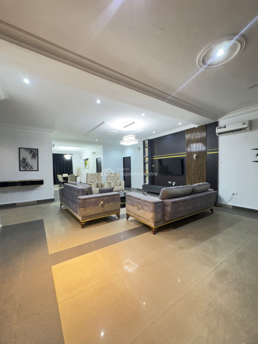 Furnished & Serviced 3 Bedroom Flat, Jahi, Jahi, Abuja, Flat / Apartment for Rent