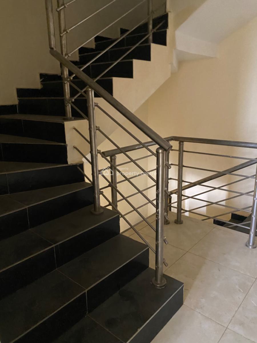 Luxury 4 Bedroom Flat with 1 Bq in a Clean and Secured Estate, Wuye, Abuja, Terraced Duplex for Rent
