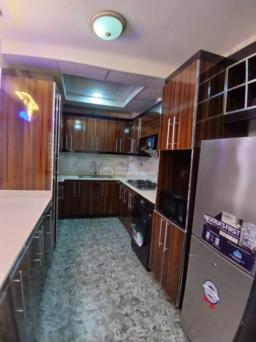 Fully Furnished & Serviced 3 Bedroom Flat (5th Floor) with Elevator, Off Alpha Beach Road, Lekki, Lagos, Flat / Apartment for Sale