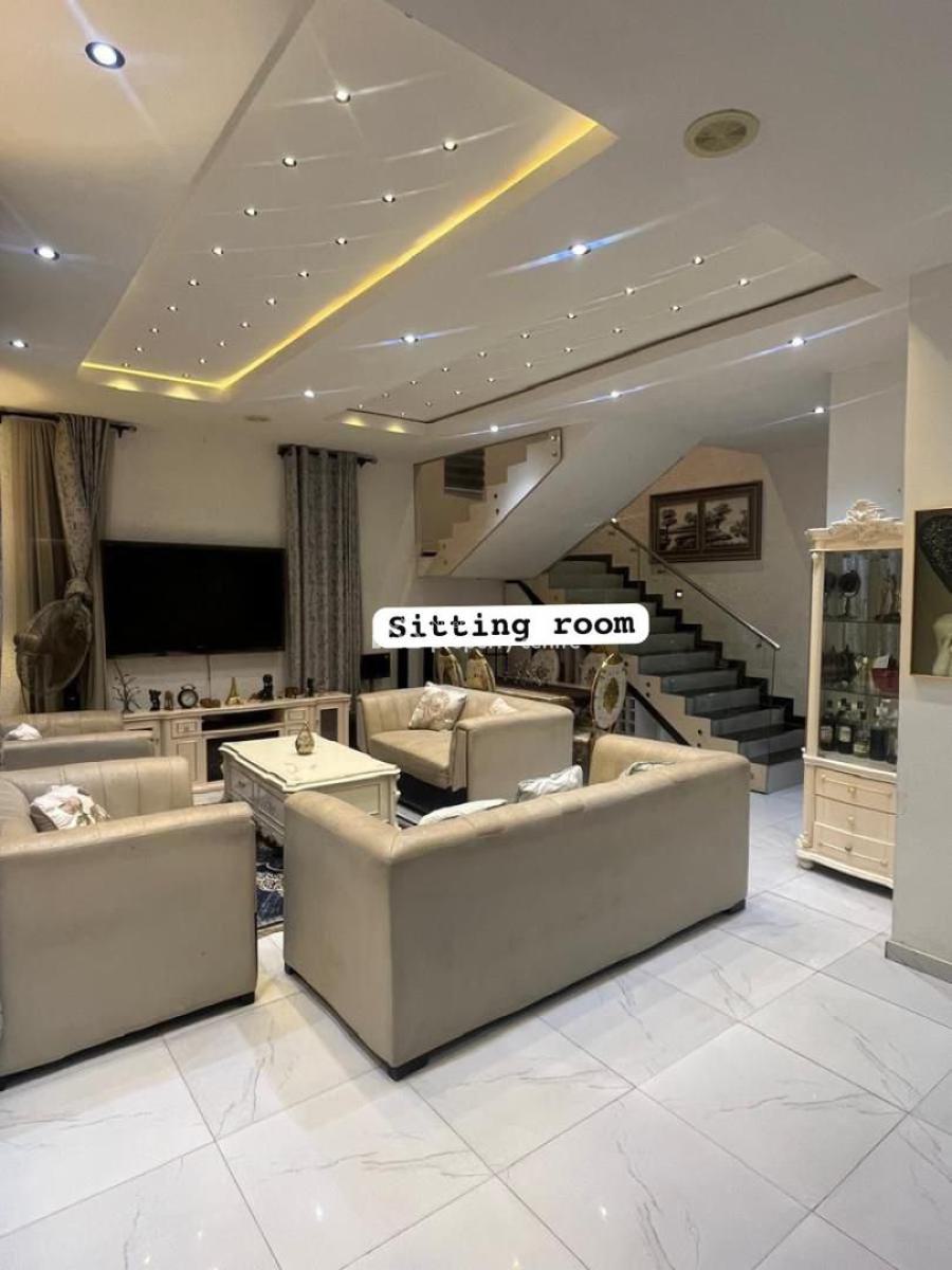 Luxury 4bedroom Fully Detached Duplex with Bq (en-suite) at The Back, Lekki Palm City, Ajah, Jahi, Abuja, Detached Duplex for Sale