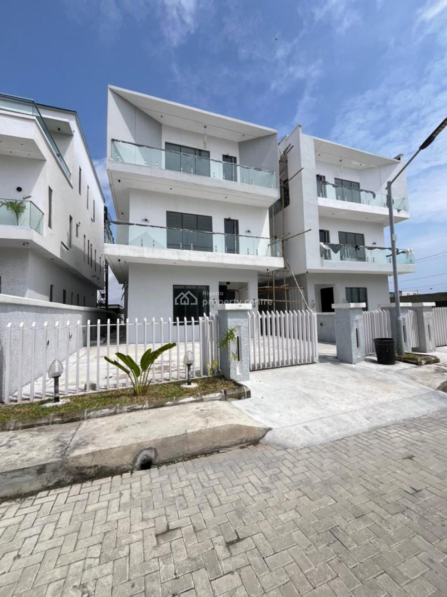 Contemporary 5 Bed Detached Duplex with Bq, & Swimming Pool, Osapa London, Osapa, Lekki, Lagos, Detached Duplex for Sale