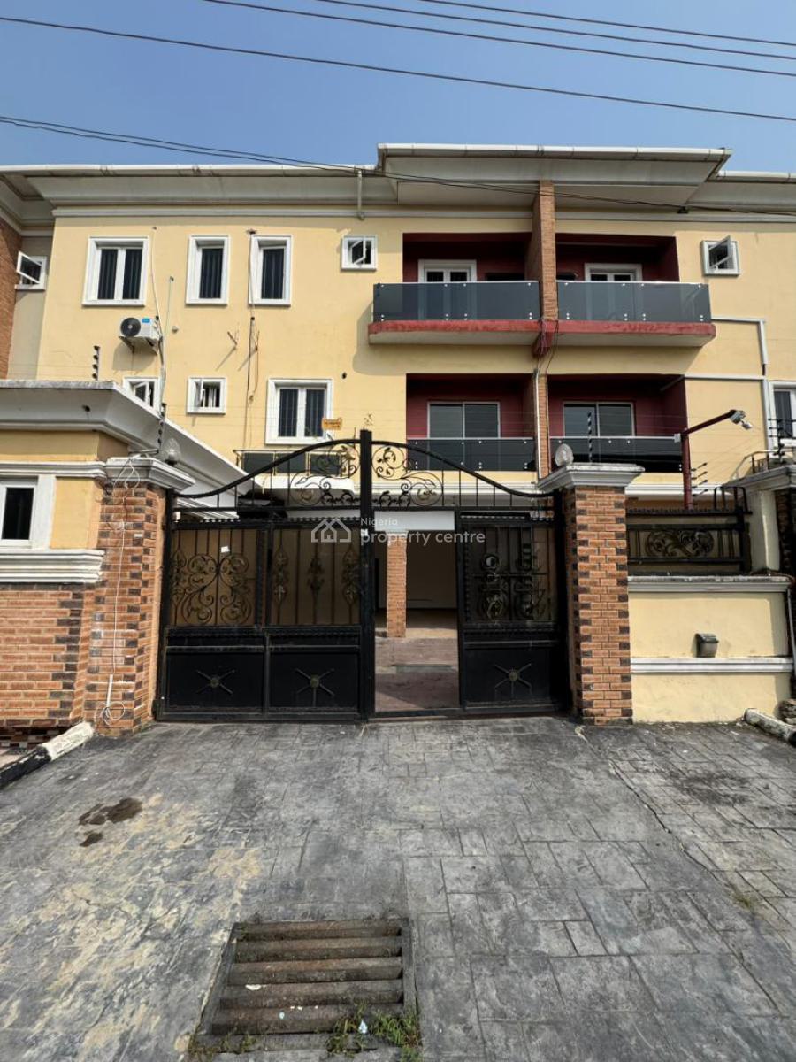 Well Maintained 4 Bedroom Semidetached Duplex with a Bq, Chevron Toll Gate, Lekki, Lagos, Semi-detached Duplex for Rent