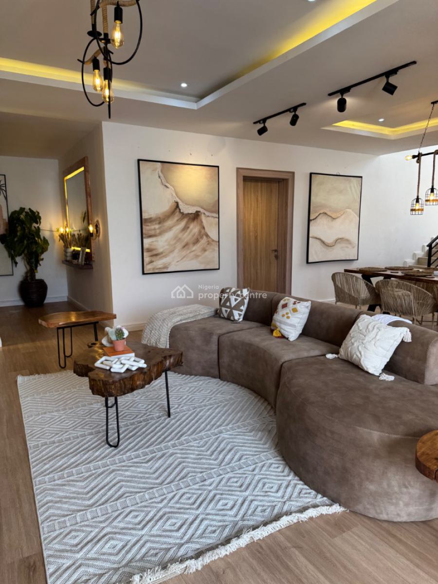 Luxury Rustic 4 Bedroom Maisonette, 7 Centrale Residence, Bisola Durosinmi Etti Drive, Lekki Phase 1, Lekki, Lagos, Flat / Apartment Short Let