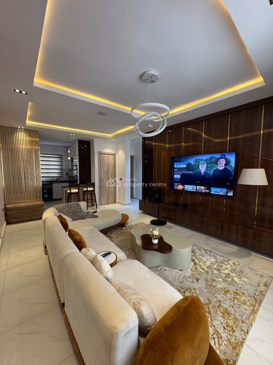 Fully Furnished & Serviced 2 Bedroom Apartment, Chevron, Lekki Expressway, Lekki, Lagos, Flat / Apartment for Rent