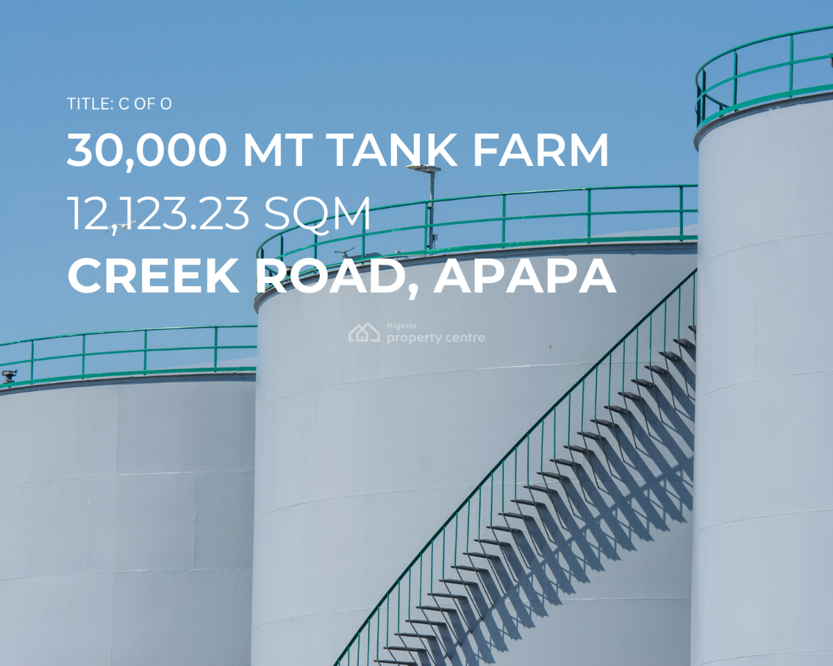 30,000 Mt, Tank Farm, Jetty, Warehouses, and a Modern Office Complex., Apapa, Lagos, Tank Farm for Sale