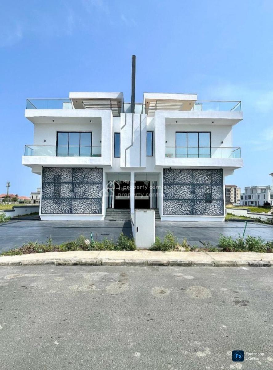 Beautifully Designed 5-bedroom Mansion, Cowrie Creek Estate, Nicon Town, Lekki, Lagos, Semi-detached Duplex for Sale