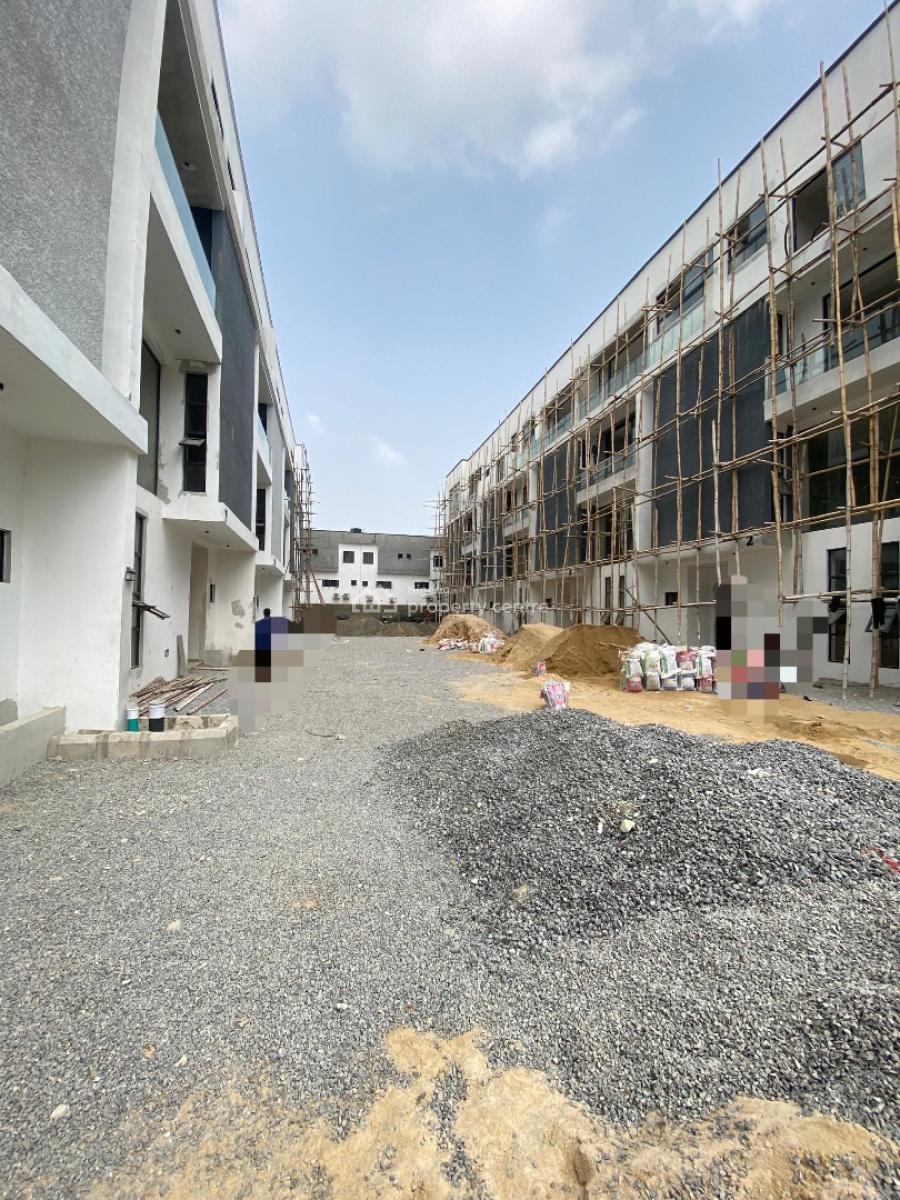Exclusive 4 Bedroom Terrace Duplex with a Bq in a Serene Neighborhood, Ikate, Lekki, Lagos, Terraced Duplex for Sale