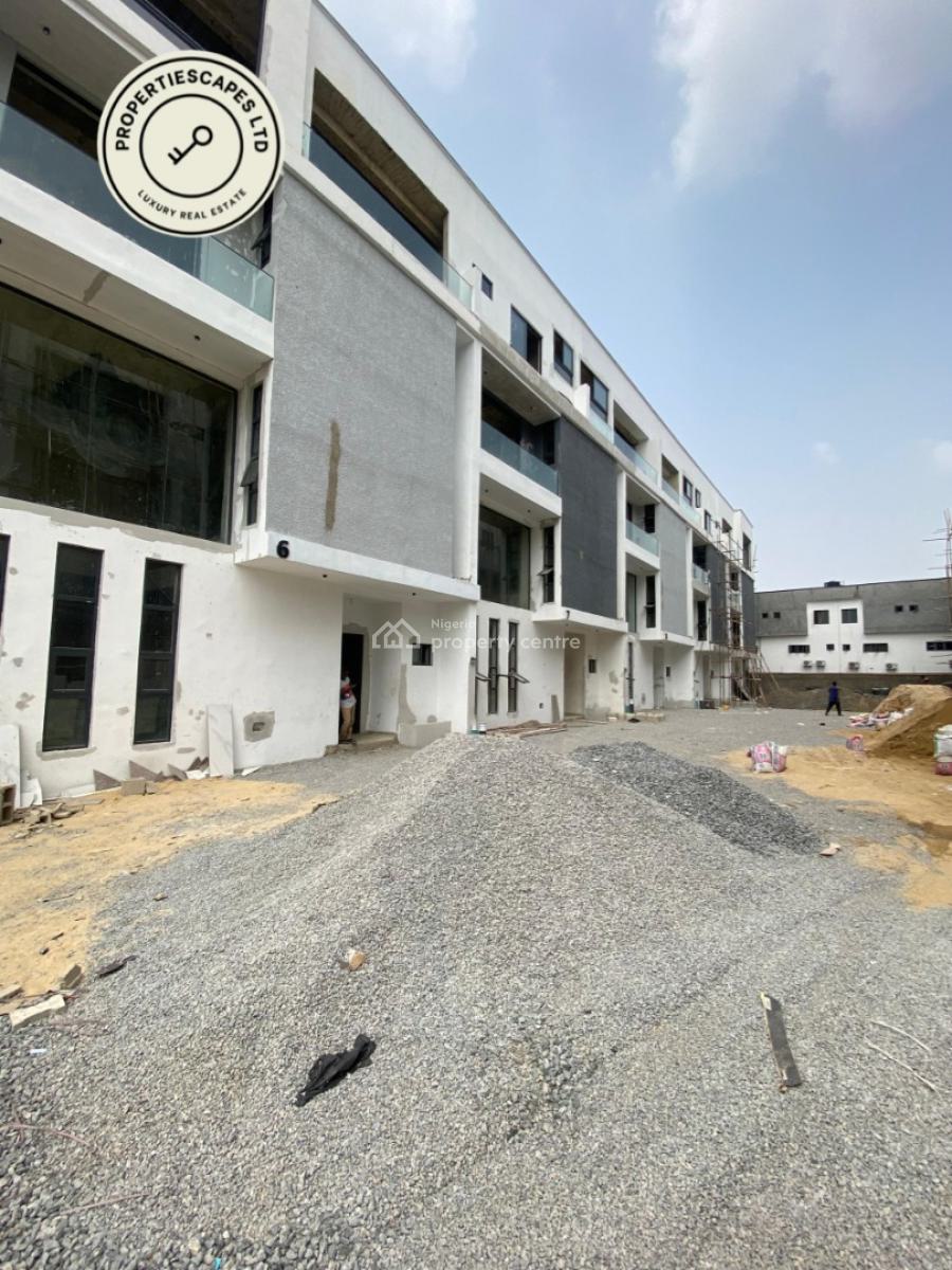 Tastefully Built 4 Bedroom Terrace Duplex with Bq, Ikate, Lekki, Lagos, Terraced Duplex for Sale