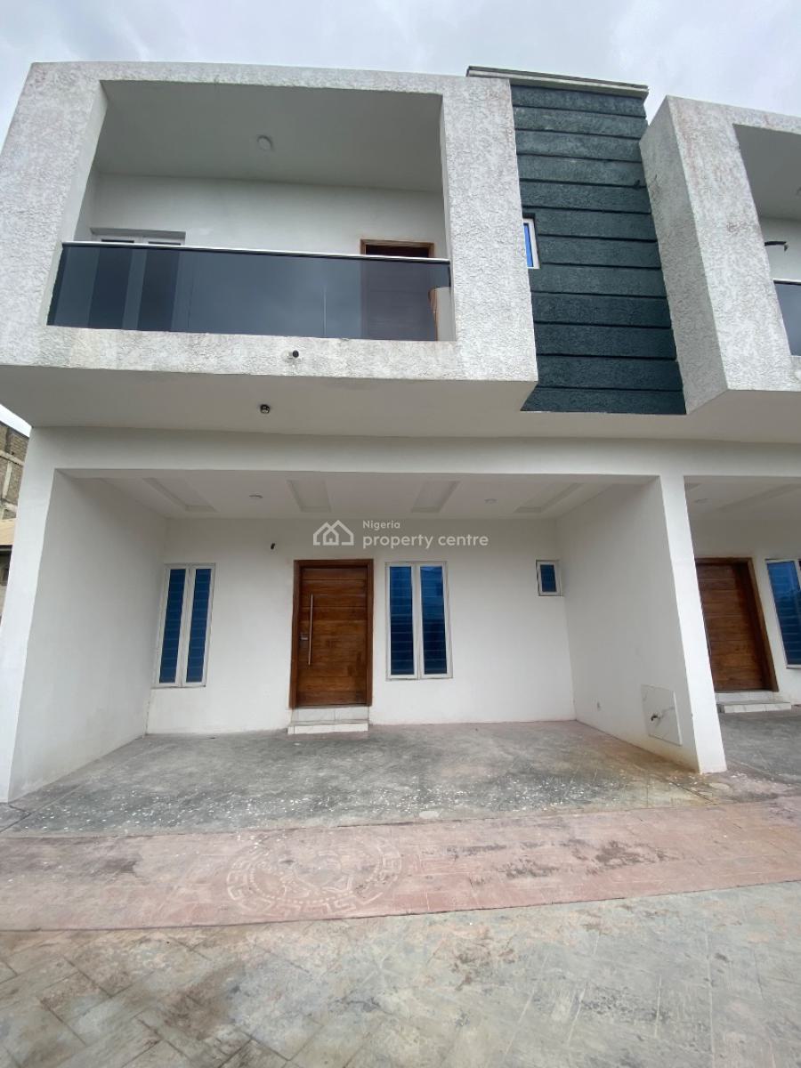 Lovely 4bedroom in a Good Estate with Gud Light, Beside Emerald Est,mobile Road Ilaje, Lekki, Lagos, Terraced Duplex for Sale