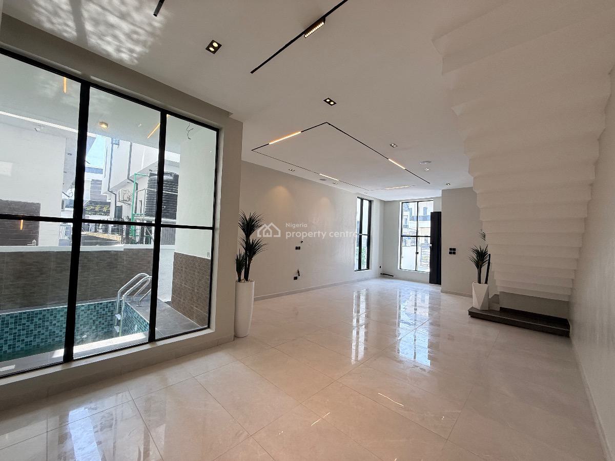 Ultra-luxury 5-bedroom Smart Home with Pool, Gym & Rooftop, Orchid Road, Lekki, Lagos, Detached Duplex for Sale