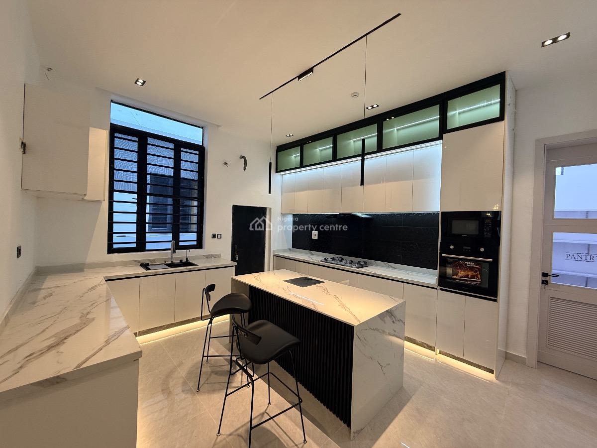 Ultra-luxury 5-bedroom Smart Home with Pool, Gym & Rooftop, Orchid Road, Lekki, Lagos, Detached Duplex for Sale