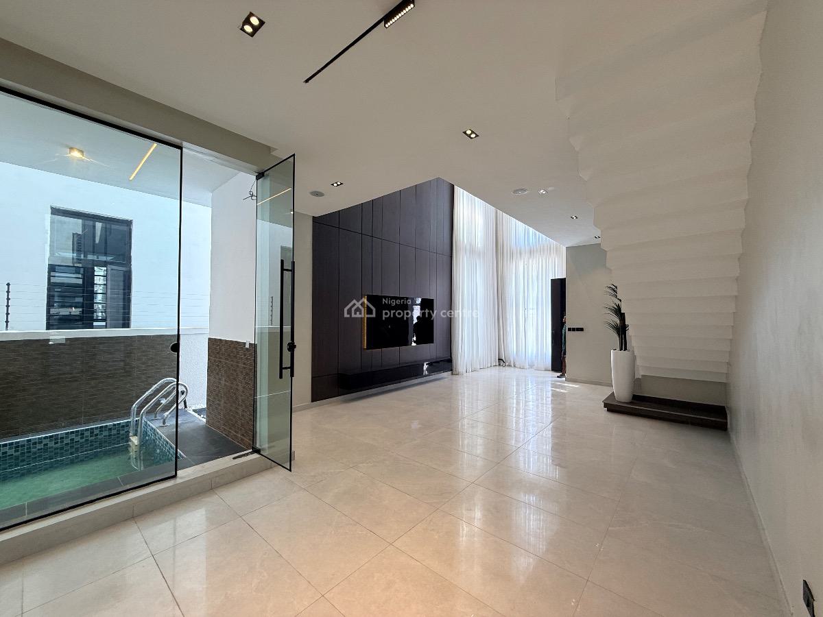 Ultra-luxury 5-bedroom Smart Home with Pool, Gym & Rooftop, Orchid Road, Lekki, Lagos, Detached Duplex for Sale