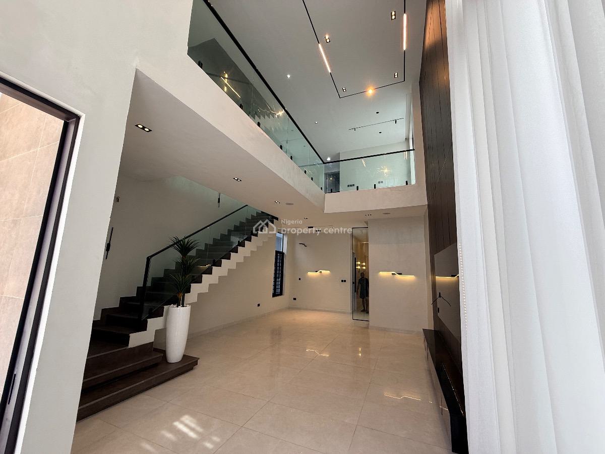 Ultra-luxury 5-bedroom Smart Home with Pool, Gym & Rooftop, Orchid Road, Lekki, Lagos, Detached Duplex for Sale