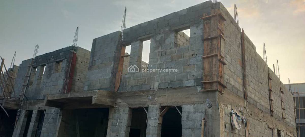 Premium 4-bedroom Duplex with Bq (carcass), Life Camp, Abuja, Terraced Duplex for Sale