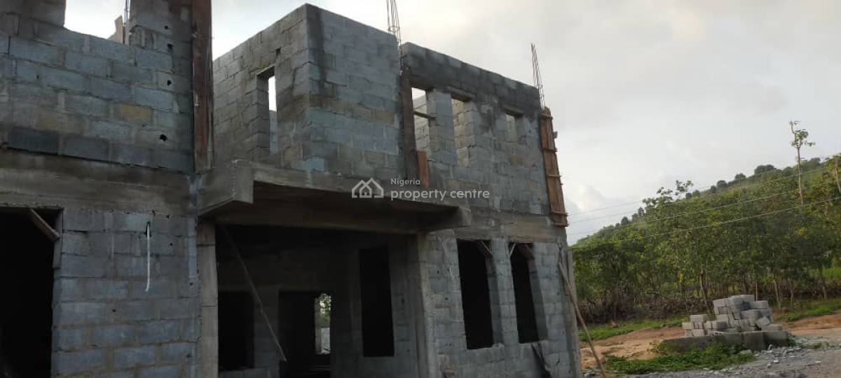 Premium 4-bedroom Duplex with Bq (carcass), Life Camp, Abuja, Terraced Duplex for Sale