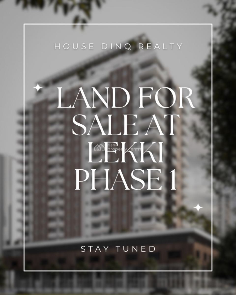 Prime Bareland of 864sqm and 2000sqm, Lekki Phase 1, Lekki, Lagos, Mixed-use Land for Sale
