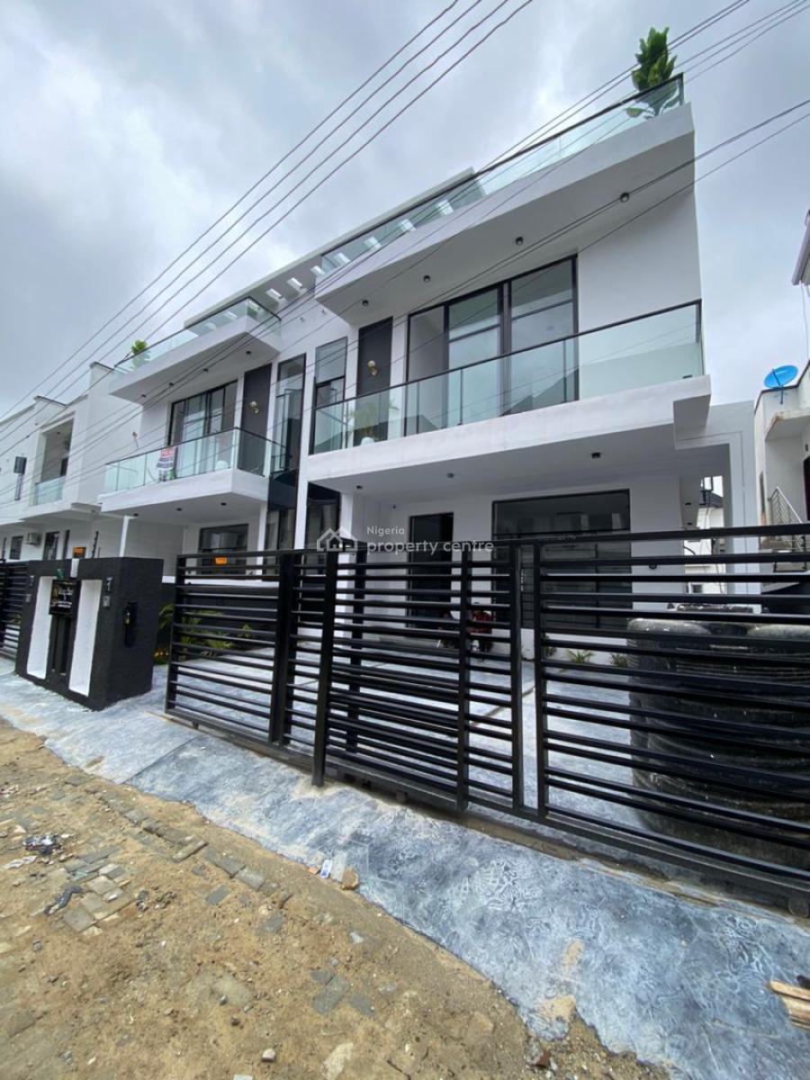 4 Bedroom Semi-detached House with Bq, Ikota, Lekki, Lagos, Semi-detached Duplex for Sale