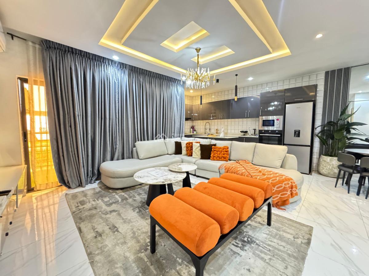 Brandnew  2bedroom Apartment with Pool and Elevator in a Secure Estate, Lekki Phase 1, Lekki, Lagos, Flat / Apartment Short Let