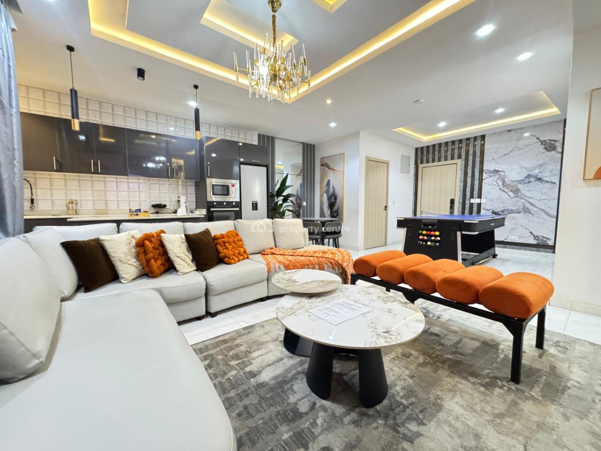 Brandnew  2bedroom Apartment with Pool and Elevator in a Secure Estate, Lekki Phase 1, Lekki, Lagos, Flat / Apartment Short Let