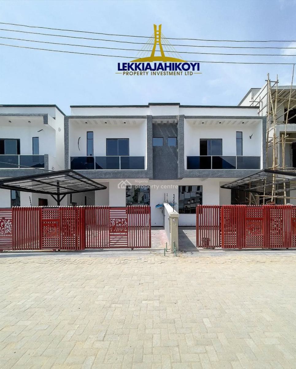 Brand New 4 Bedroom Semi Detached Duplex with En-suite Bedroom., Chevron, Lekki, Lagos, Semi-detached Duplex for Rent