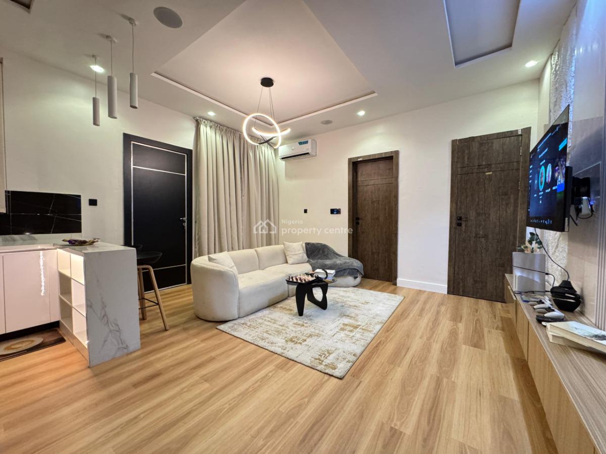Luxury 1 Bedroom with Pool, Ps5, Snooker, Elevator in a Secure Estate, Ikate, Lekki, Lagos, Flat / Apartment Short Let
