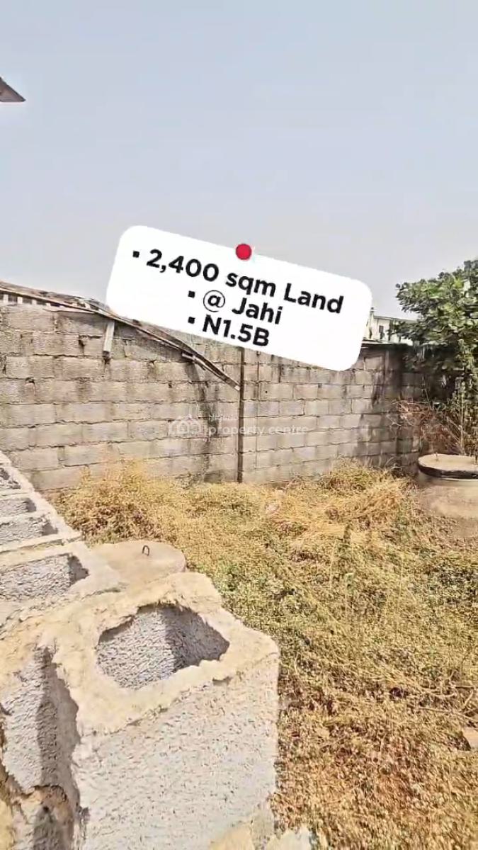 2,400 Sqm Residential Land, Gilmore, Jahi, Abuja, Land for Sale