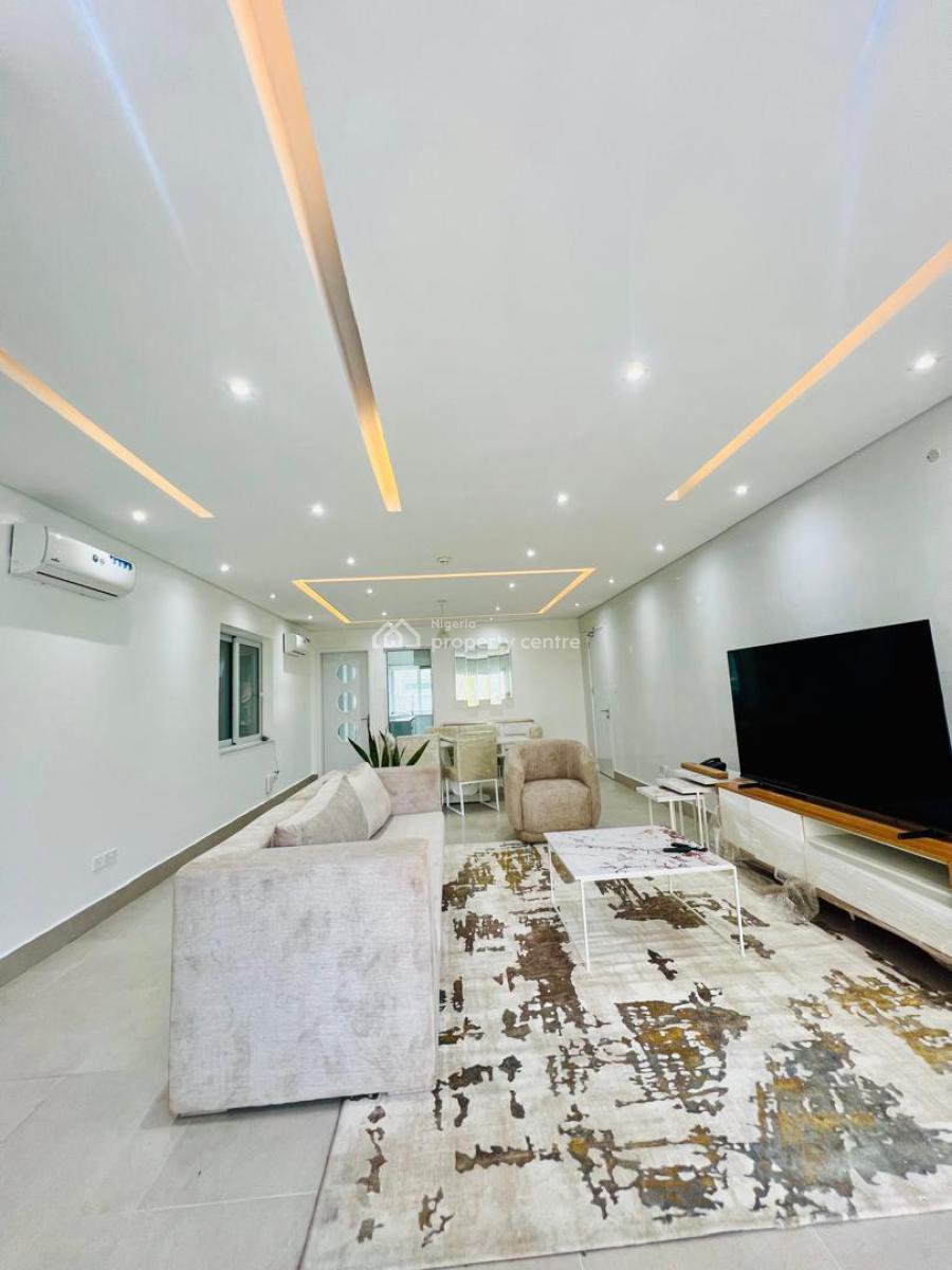 Fully Furnished  New 3 Bedroom Apartment ++ Pool + Gym + Elevator Lift, Banana Island, Ikoyi, Lagos, Flat / Apartment for Rent