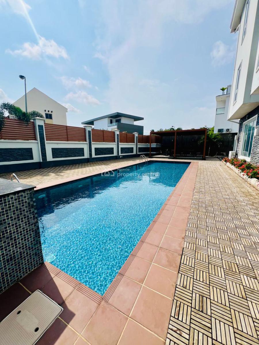 Fully Furnished  New 3 Bedroom Apartment ++ Pool + Gym + Elevator Lift, Banana Island, Ikoyi, Lagos, Flat / Apartment for Rent