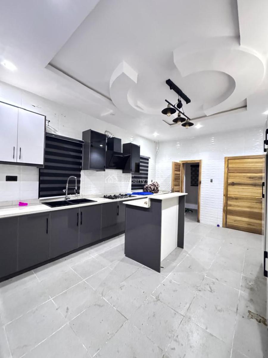 Contemporary 5-bedroom Semi-detached Duplex with Bq, Ikota, Lekki, Lagos, Semi-detached Duplex for Rent