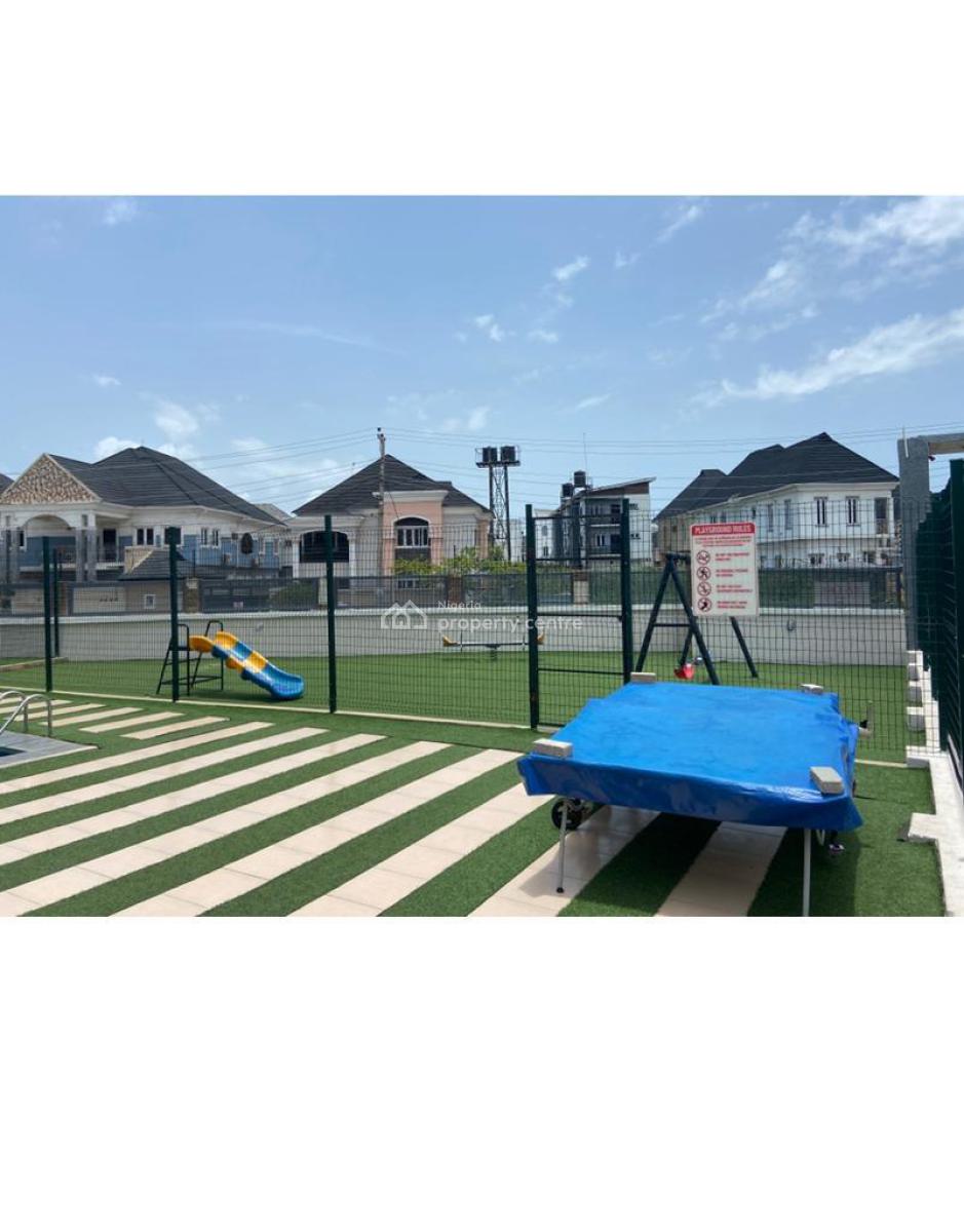 Serviced 4-bedroom Terrace Duplex with Swimming Pool and Gym, Ikota, Lekki, Lagos, Terraced Duplex for Rent