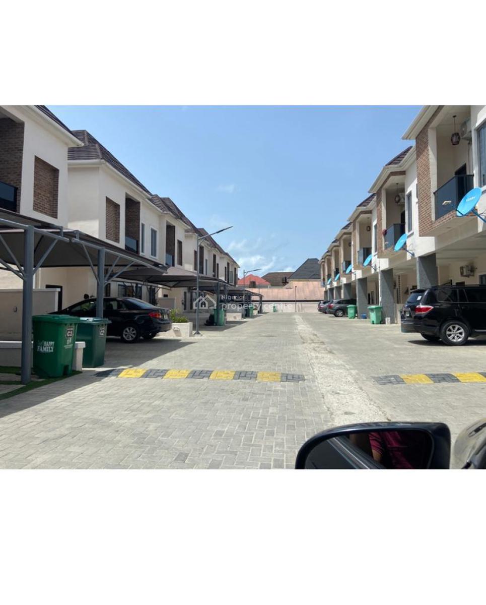 Serviced 4-bedroom Terrace Duplex with Swimming Pool and Gym, Ikota, Lekki, Lagos, Terraced Duplex for Rent