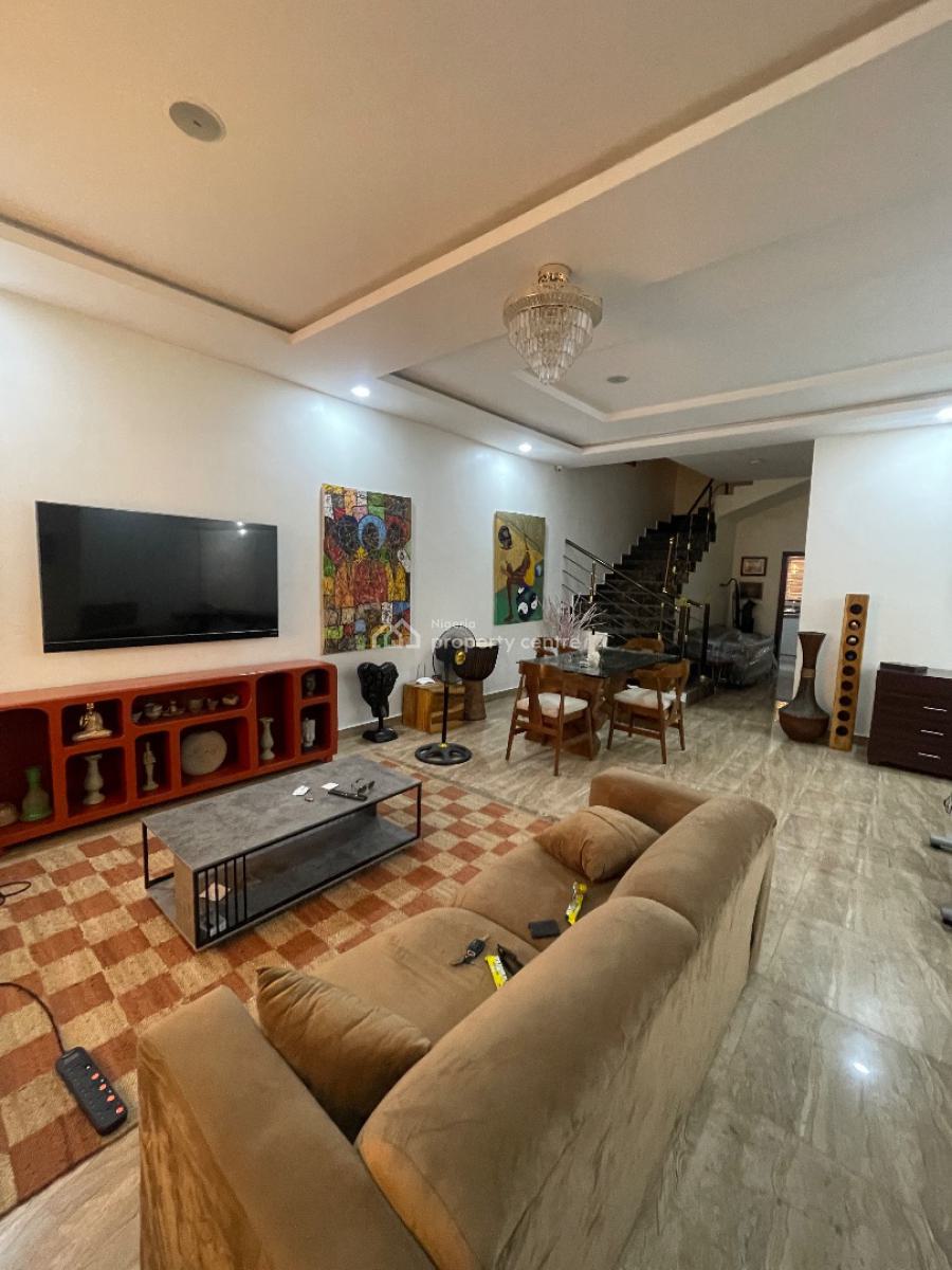 Opulent 4 Bedroom Semi Detached Duplex with Bq in an Estate, Lekki Conservation Estate, Lekki, Lagos, Semi-detached Duplex for Rent