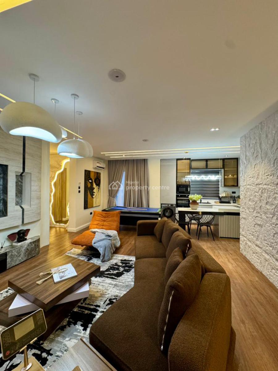 Luxury 2 Bedroom Apartment with Swimming Pool and Massage Chair, Brownstone Estate, Ikate, Lekki, Lagos, Flat / Apartment Short Let