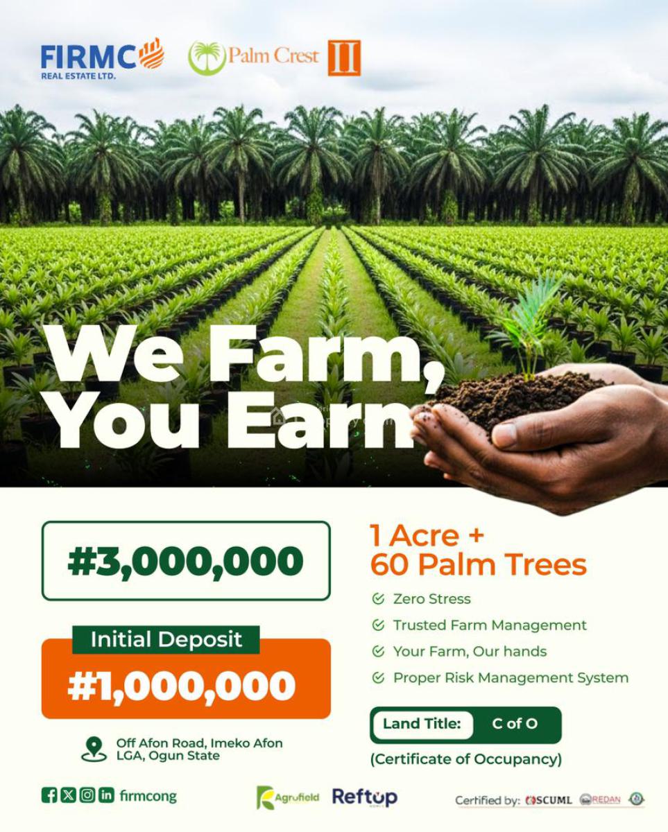 Prime Investment Opportunity, Imeko Afon, Ogun, Commercial Land for Sale