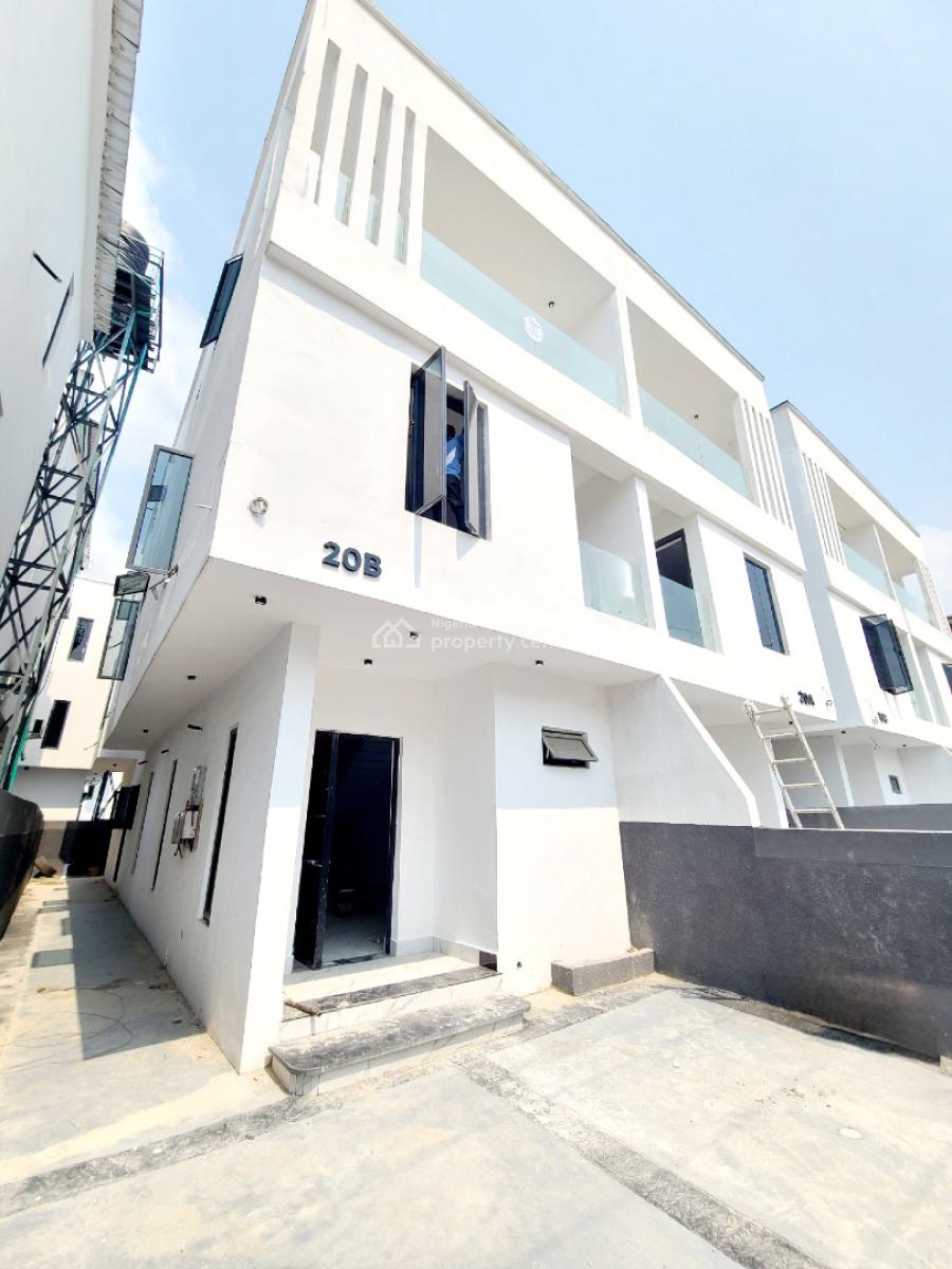 Brand New 4 Bedroom Semi Detached with 1bq, Agungi Estate, Agungi, Lekki, Lagos, Semi-detached Duplex for Rent