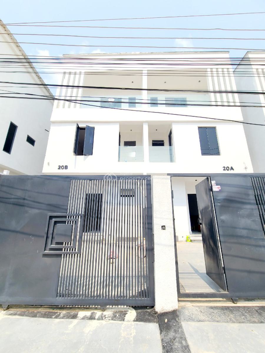 Brand New 4 Bedroom Semi Detached with 1bq, Agungi Estate, Agungi, Lekki, Lagos, Semi-detached Duplex for Rent