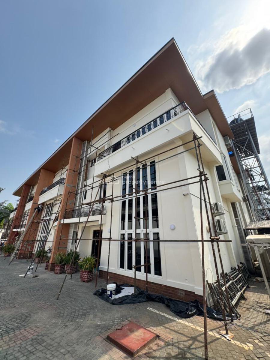 5-bedroom Terrace with Bq + Pool & Gym in a Secured Estate, Banana Island, Ikoyi, Lagos, Terraced Duplex for Rent