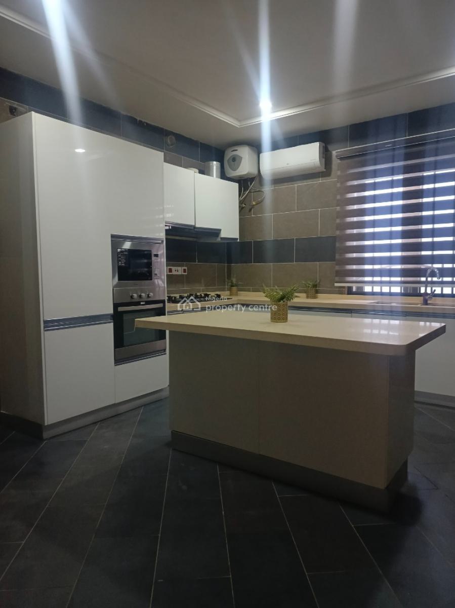 Spacious 4 Bedroom Semi Detached Duplex with a Bq Attached, Guzape District, Abuja, House for Rent